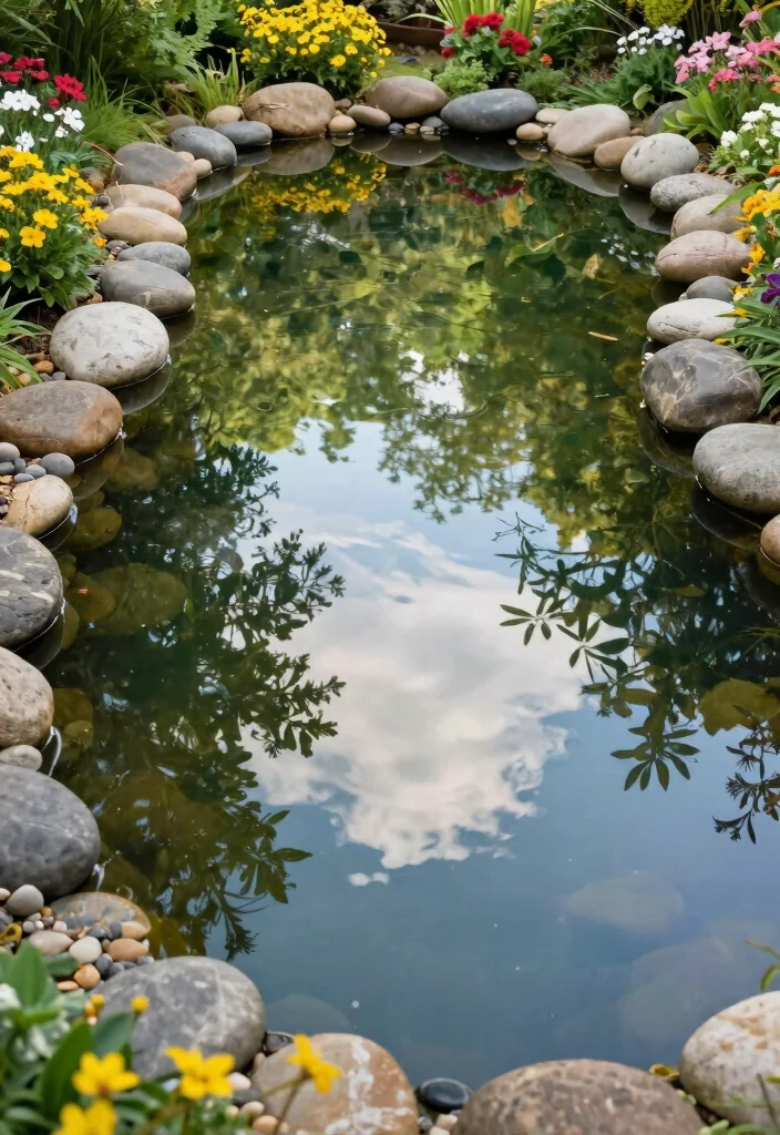 21 Stunning Garden Pond Ideas for a Peaceful Backyard Oasis 21. Dreamy Reflection Pond 0