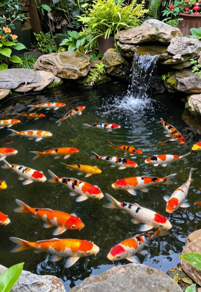 21 Stunning Garden Pond Ideas for a Peaceful Backyard Oasis 3. Koi Pond with Natural Filtration 0