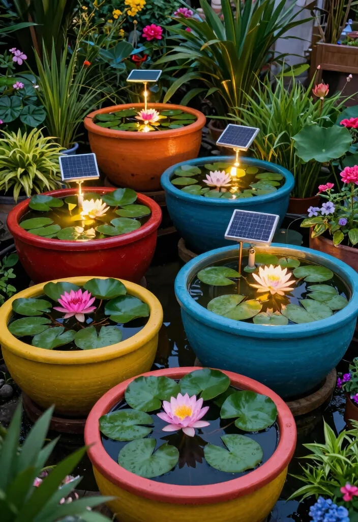 21 Stunning Garden Pond Ideas for a Peaceful Backyard Oasis 5. Container Water Garden 0