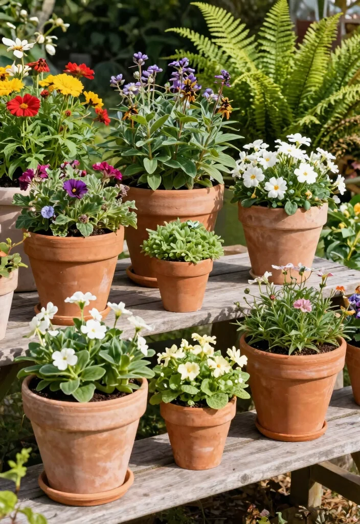 21 Stunning Large Outdoor Planter Ideas for Curb Appeal 12. Classic Terra Cotta Pots 0