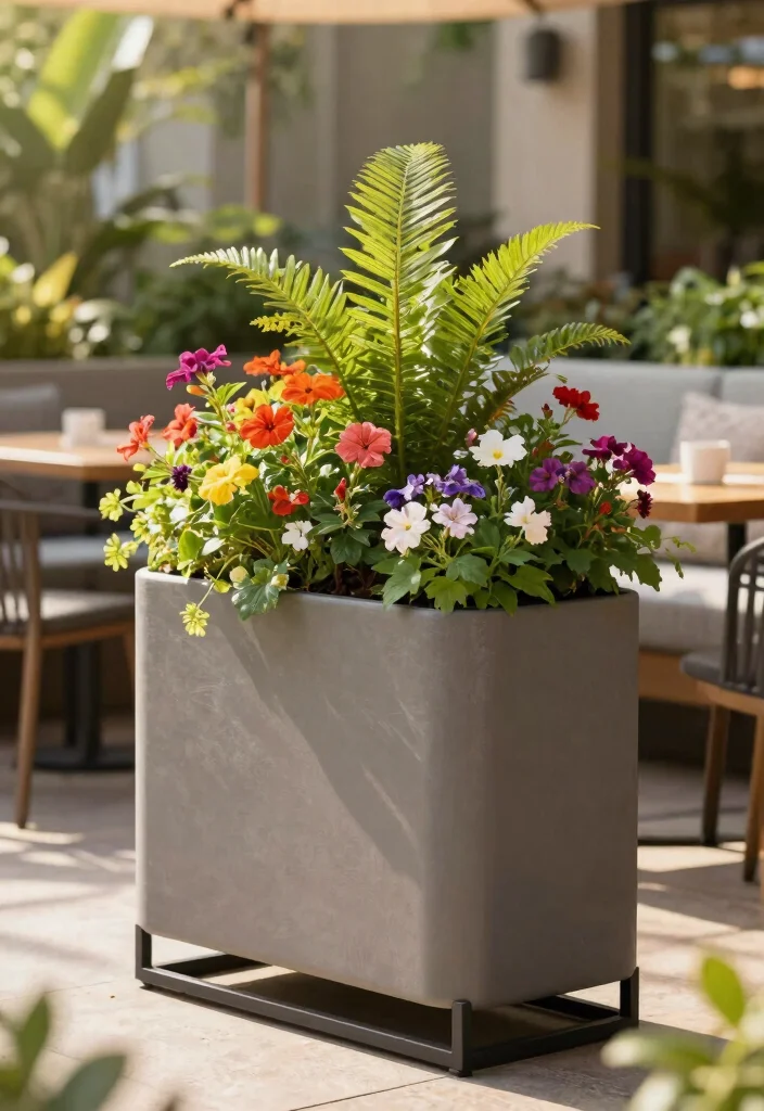 21 Stunning Large Outdoor Planter Ideas for Curb Appeal 20. Self Watering Planters 0