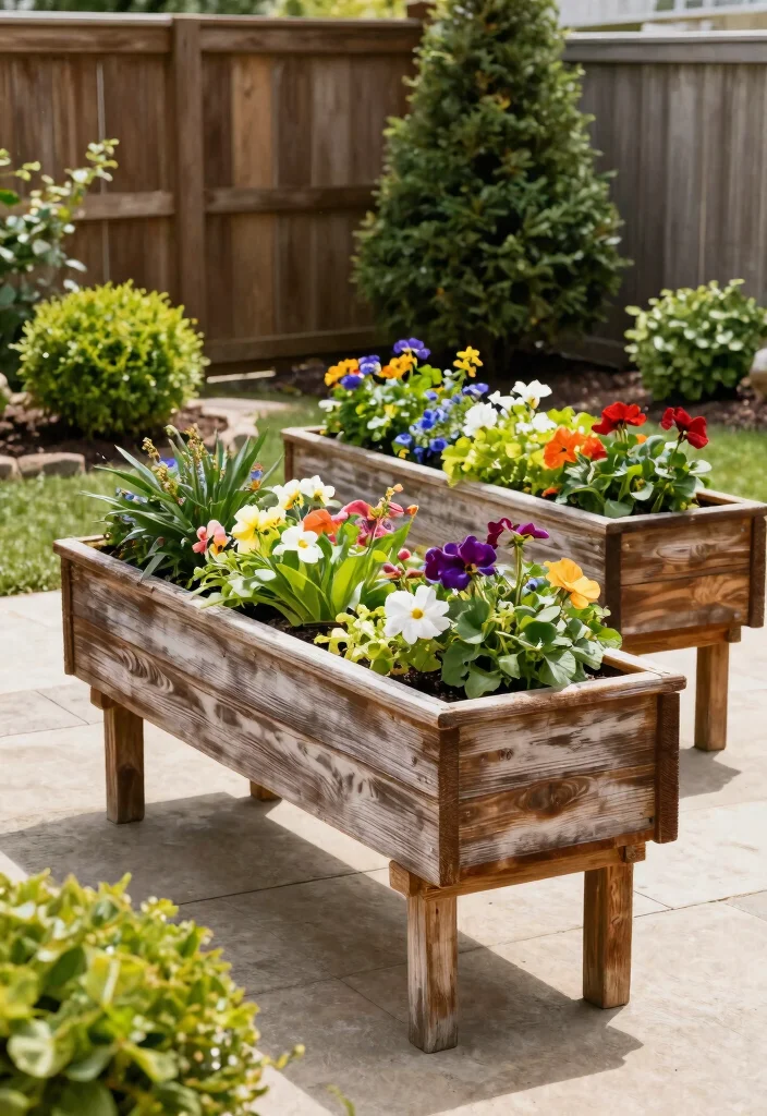 21 Stunning Large Outdoor Planter Ideas for Curb Appeal 4. Elevated Planter Boxes 0