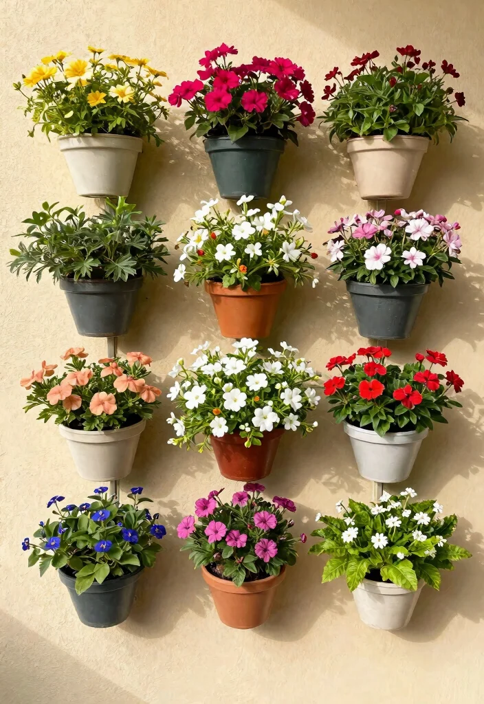21 Stunning Large Outdoor Planter Ideas for Curb Appeal 8. Wall Mounted Planters 0