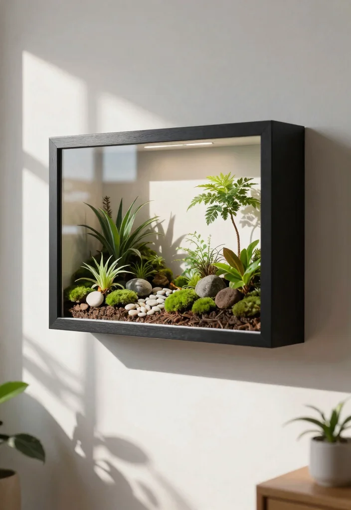 21 Stunning Plant Wall Shelf Ideas to Display Your Jungle 21. Shadow Box Plant Displays 0