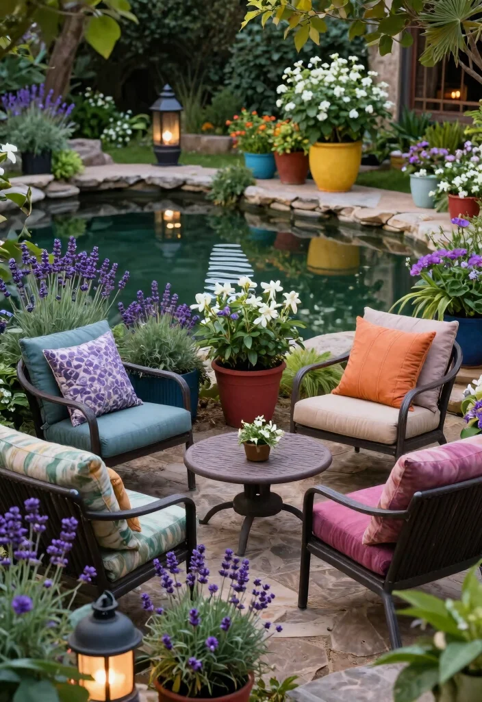 25 Breathtaking Garden Pond Inspiration Photos Pin This 11. Pond with Seating Area 0