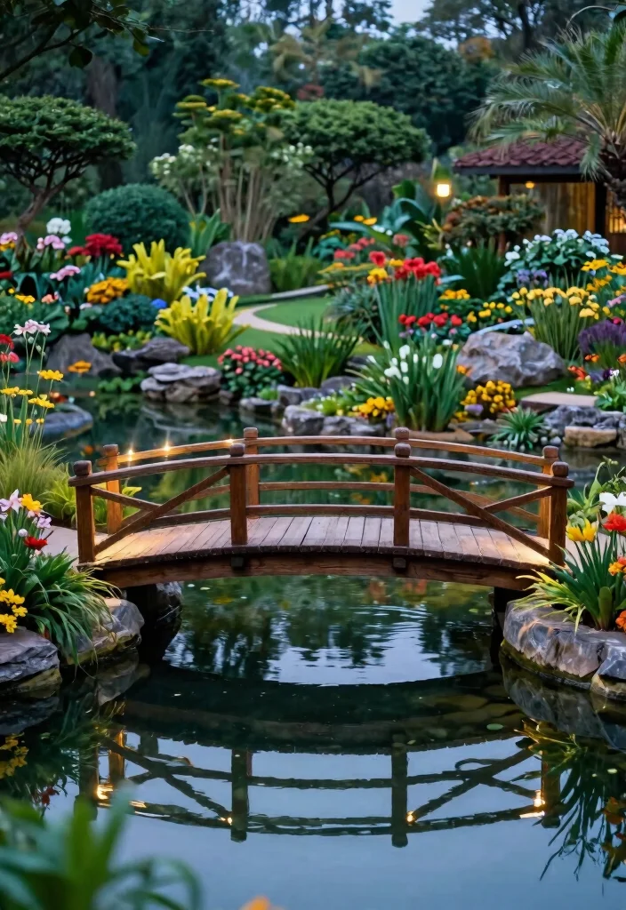 25 Breathtaking Garden Pond Inspiration Photos Pin This 15. Pond with Bridge 0