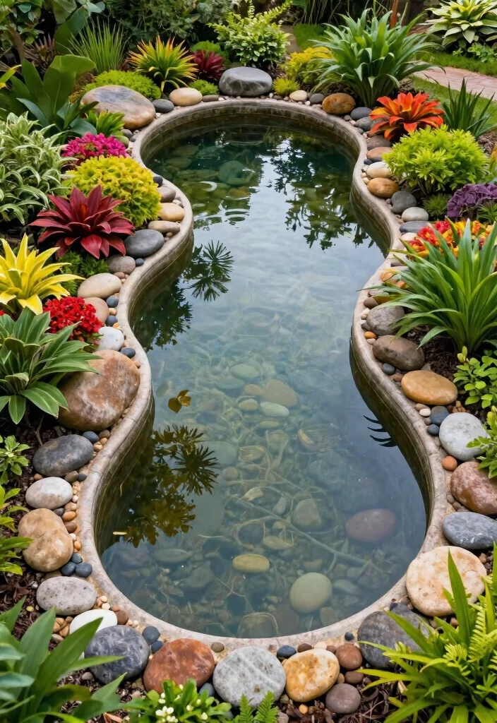 25 Breathtaking Garden Pond Inspiration Photos Pin This 18. Pond with Unique Shapes 0