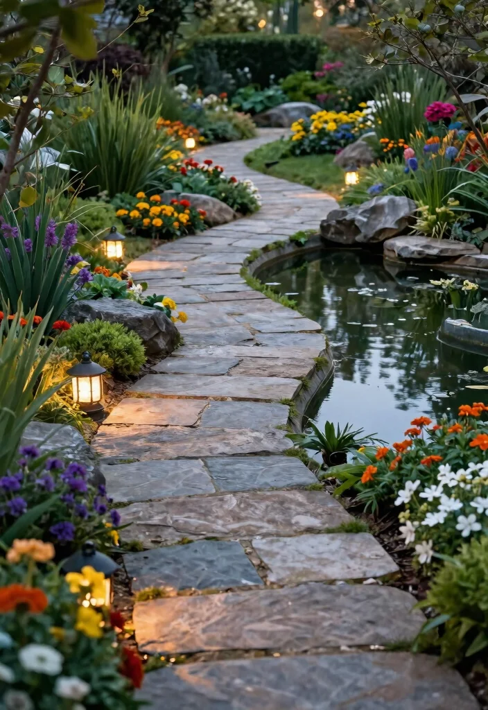 25 Breathtaking Garden Pond Inspiration Photos Pin This 19. Pond with Aesthetic Pathways 0