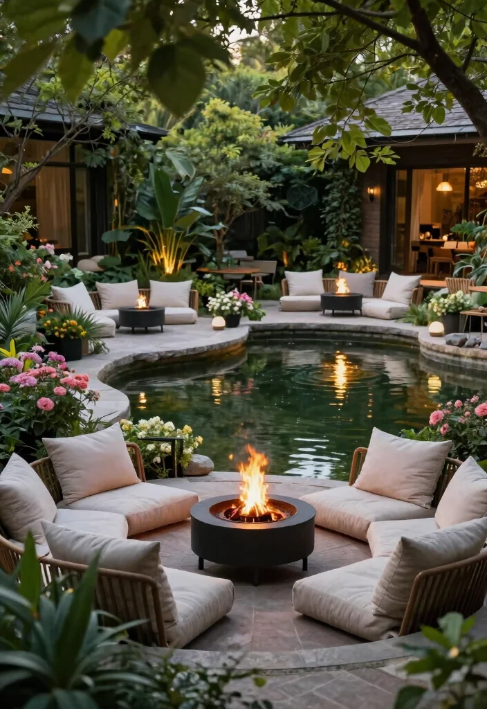 25 Breathtaking Garden Pond Inspiration Photos Pin This 22. Pond with Relaxation Zones 0