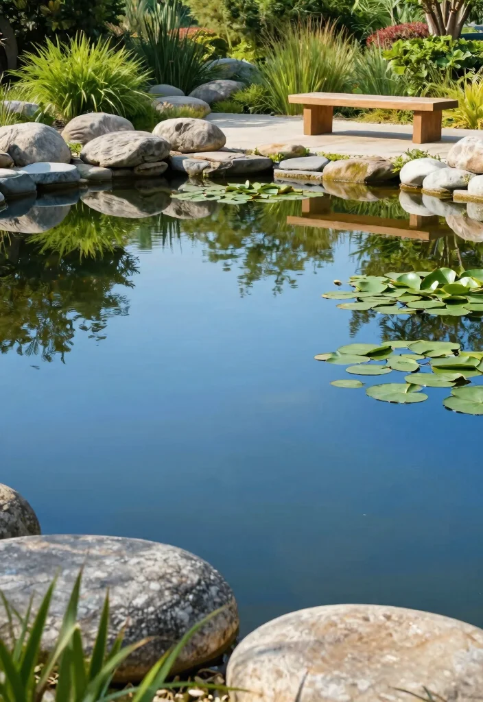 25 Breathtaking Garden Pond Inspiration Photos Pin This 6. Reflective Serenity Pond 0