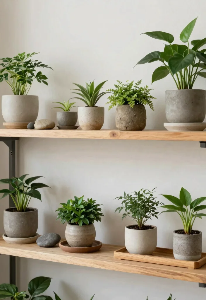 25 Creative Plant Shelf Ideas Every Plant Parent Needs 22. Nature Inspired Elements 0
