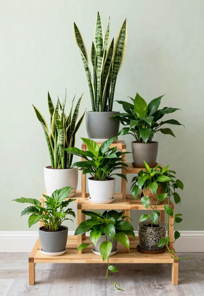 25 Creative Plant Shelf Ideas Every Plant Parent Needs 4. Tiered Plant Stand 0