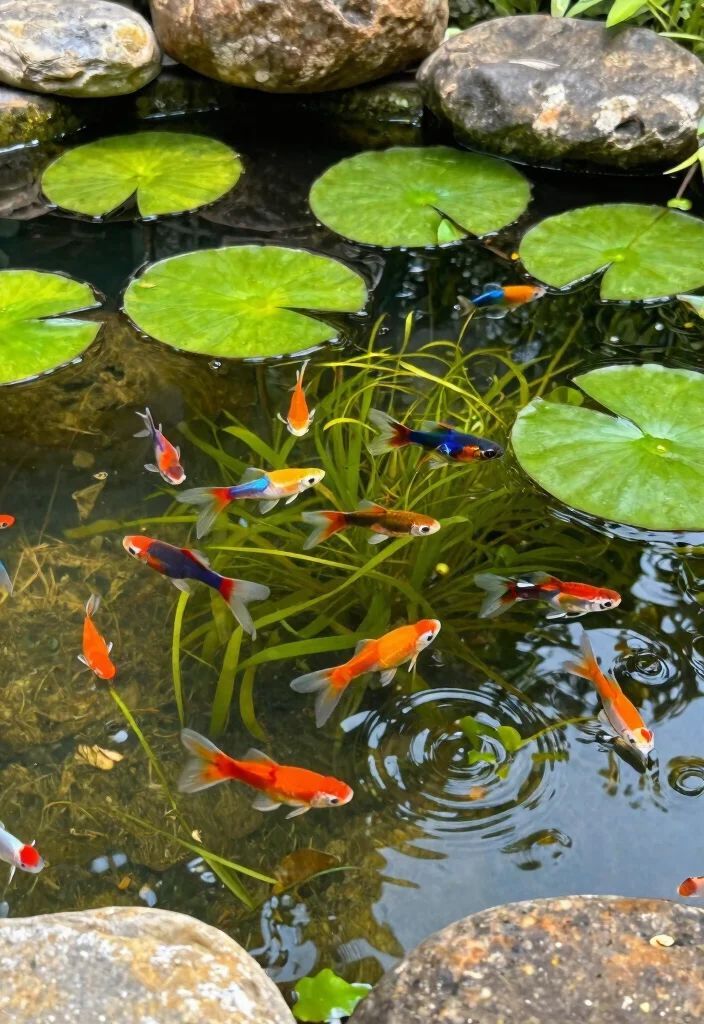 7 Best Fish for Garden Pond Survival and Beauty 3. Guppies Tiny Treasures 0