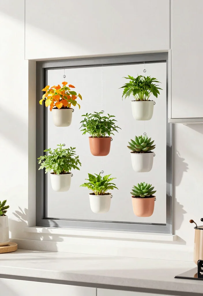 7 Clever DIY Window Plant Shelf Ideas for Sun Lovers 5. Magnetic Plant Holders for Small Spaces 0