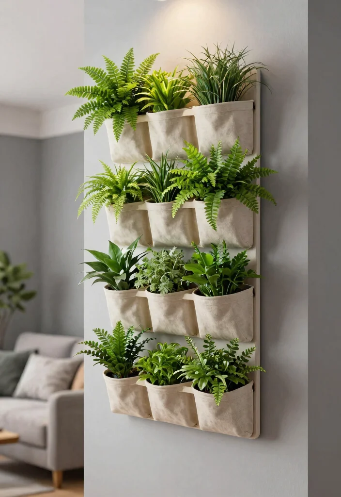 7 Clever DIY Window Plant Shelf Ideas for Sun Lovers 6. Vertical Wall Planters for a Garden Feature 0