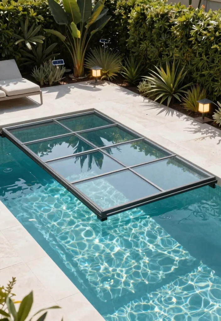 7 High End Glass Pool Cover Ideas for Ultimate Luxury 6. Eco Friendly Glass Pool Covers 0
