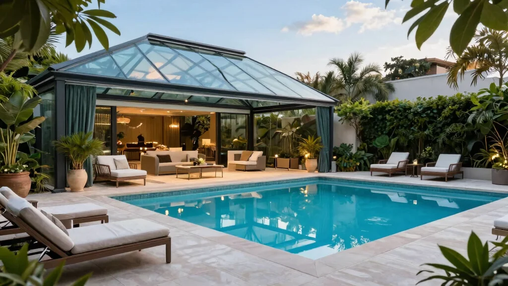 7 High End Glass Pool Cover Ideas for Ultimate Luxury