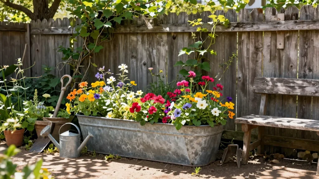 7 Rustic Large Trough Planter Ideas for Farmhouse Yards