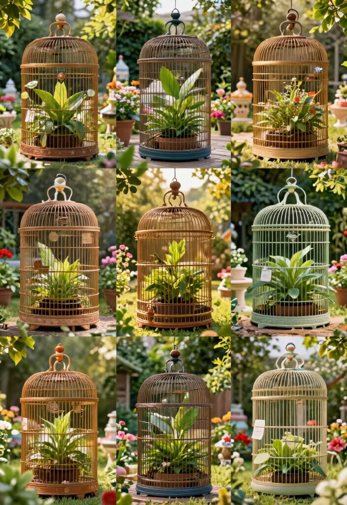 7 Whimsical Large Bird Cage Planter Ideas So Cute Conclusion 0