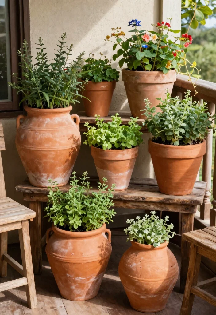 9 Beautiful Large Ceramic Planter Ideas Glazed Pots 2. Rustic Terracotta Glazed Pots 0