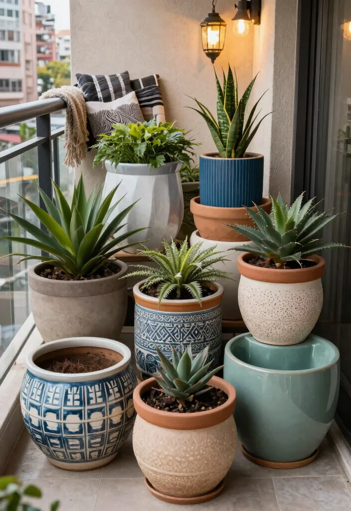 9 Beautiful Large Ceramic Planter Ideas Glazed Pots 9. Customizable Planters 0