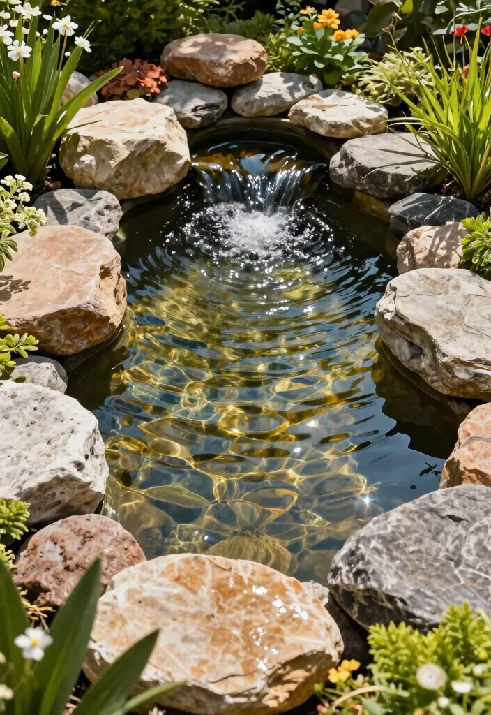 9 Best Garden Pond Lining Ideas to Prevent Leaks 8. Natural Stone Pot Liners 0