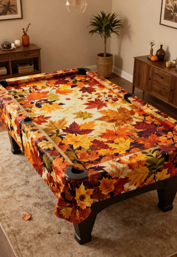 9 Best Pool Table Cover Ideas for Game Rooms 9. Seasonal Covers 0