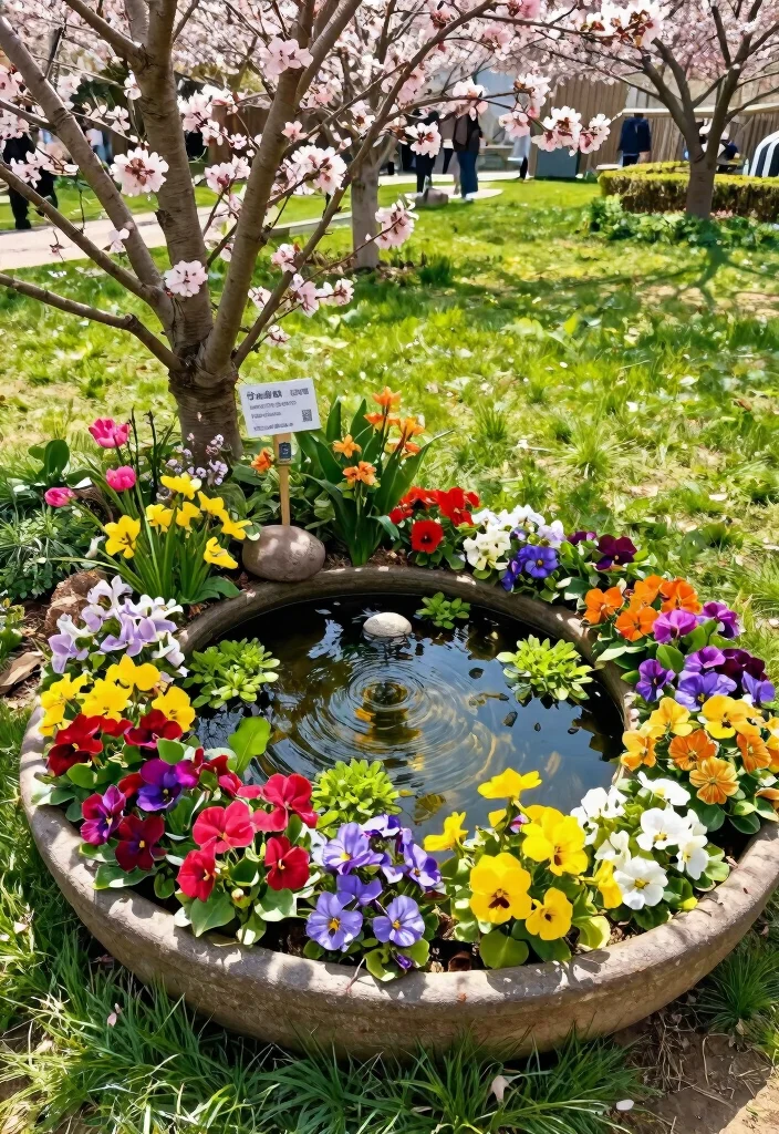9 Clever Mini Garden Pond Ideas Small Space Solutions 9. Seasonal Mini Garden Ponds 0