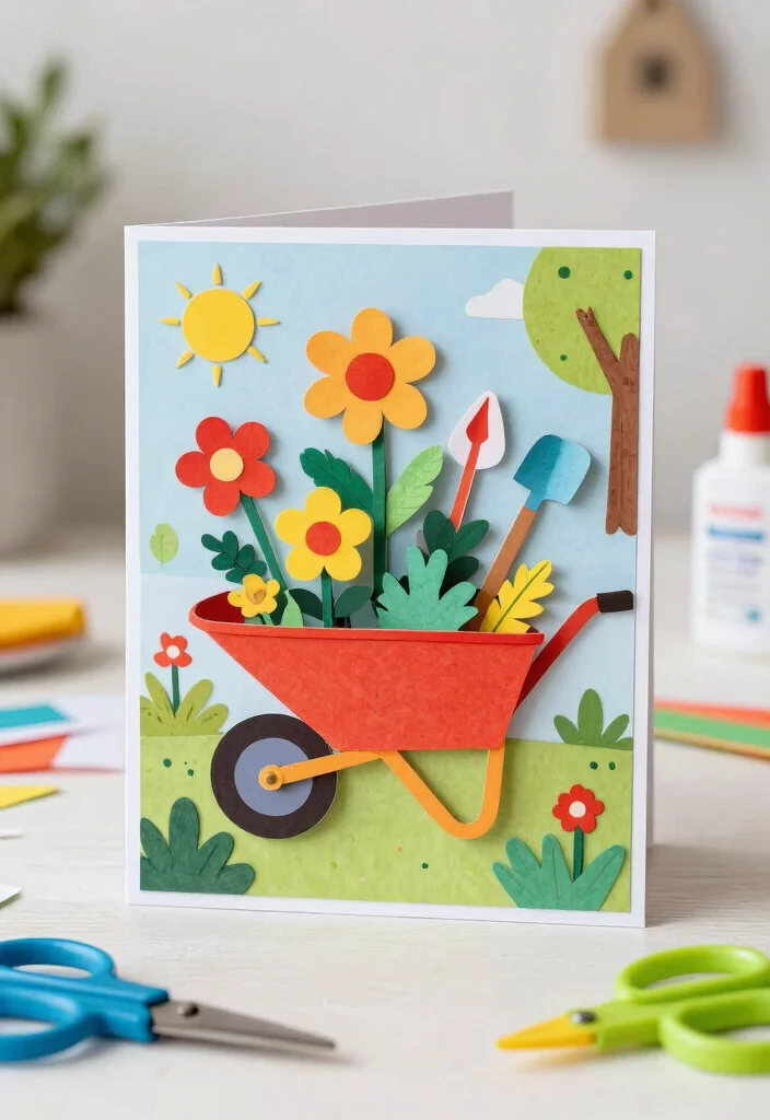 9 Creative Wheelbarrow Card Ideas for Birthday Celebrations 3. Pop Up Wheelbarrow Surprise 0