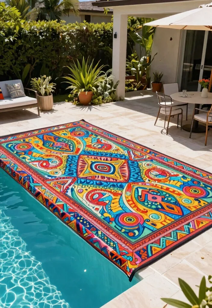 9 Crystal Clear Transparent Pool Cover Ideas for a Modern Look 9. Artistic Pool Covers 0