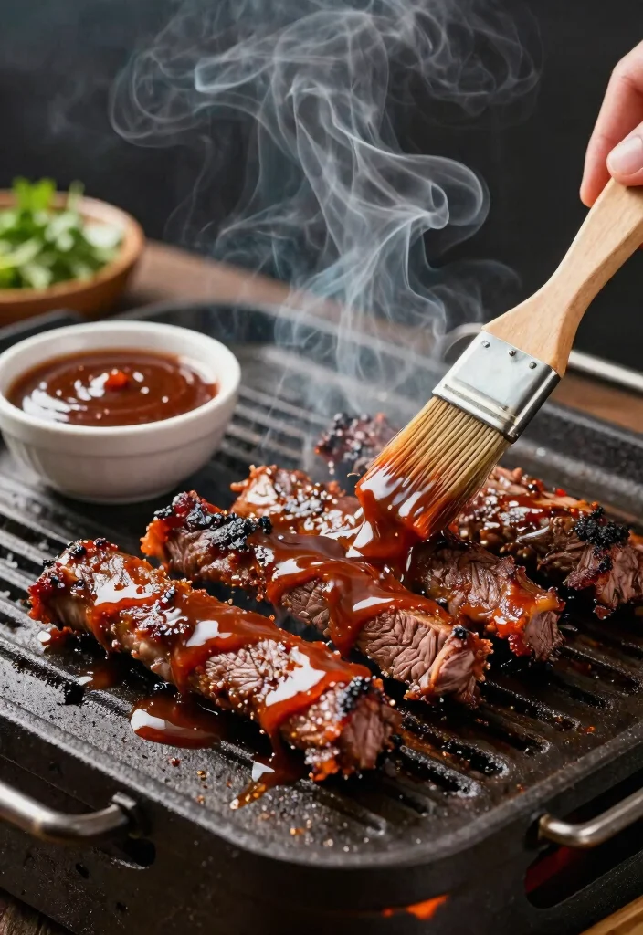 9 Juicy Smoked Beef Tips Pellet Grill Style 6. Finishing Touch Saucing Glazing 0