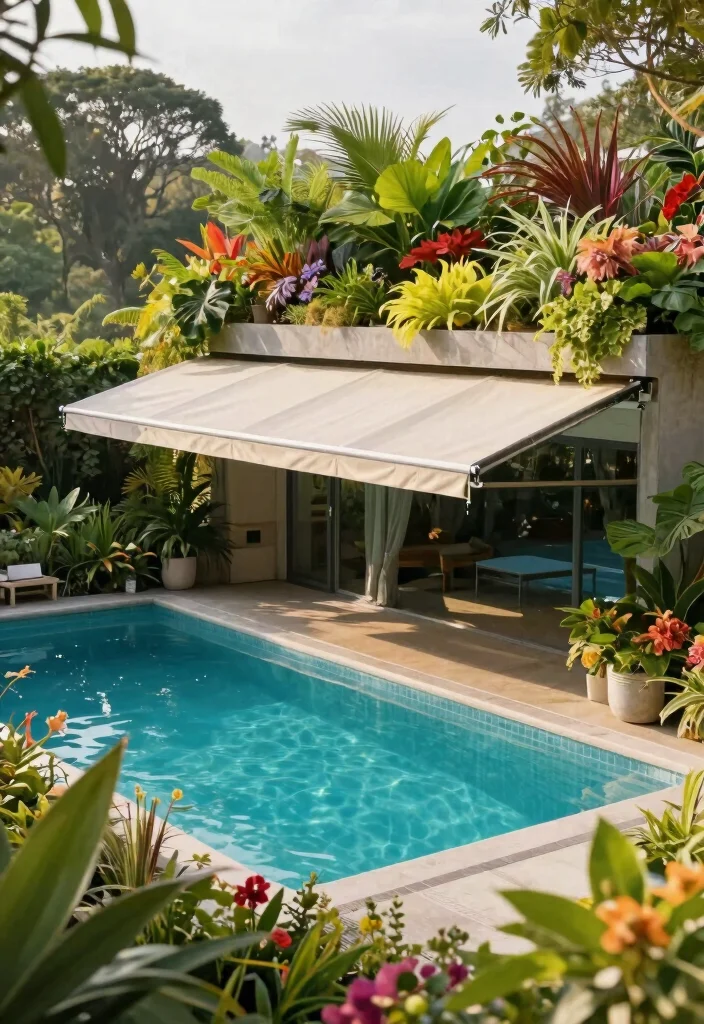 9 Modern Retractable Pool Cover Ideas Sleek Design 4. Biophilic Design Elements 0