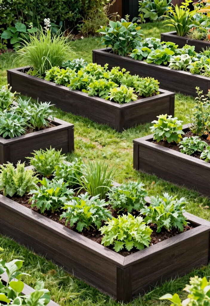 9 Neat Raised Garden Bed Border Ideas Stone Wood Metal 8. Sustainable Composite Borders 0