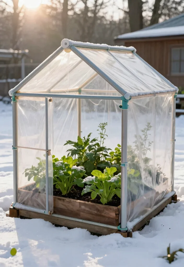 9 Practical Raised Garden Bed Cover Ideas for Frost Protection 5. Mini Greenhouses 0