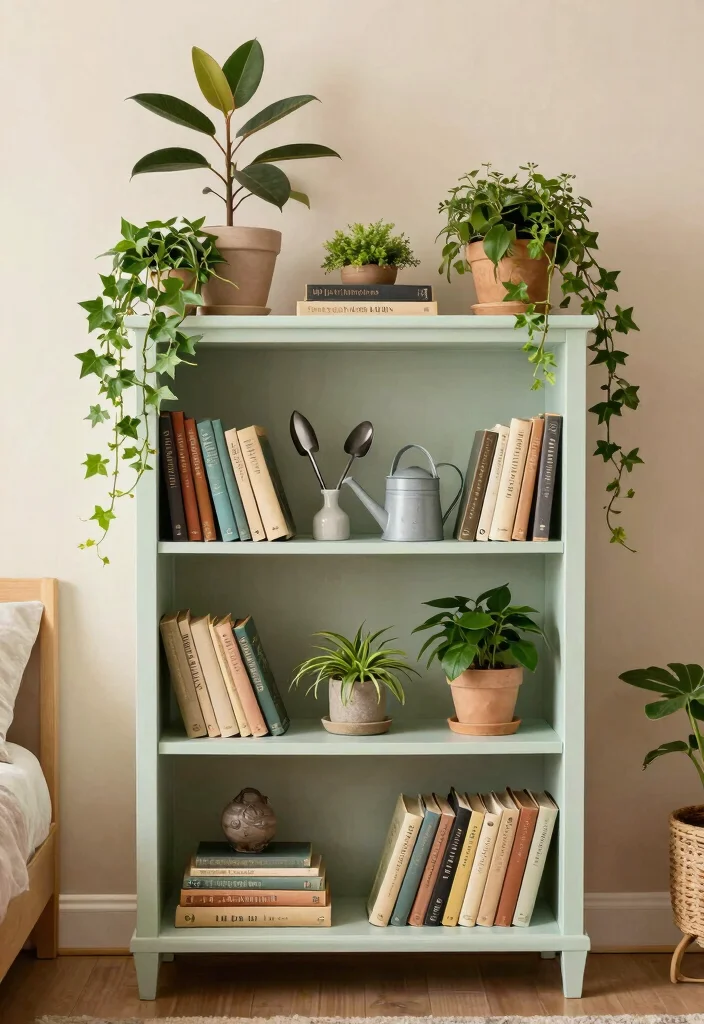 9 Relaxing Plant Shelf Ideas Bedroom Sanctuaries 5. Repurposed Shelving Units 0