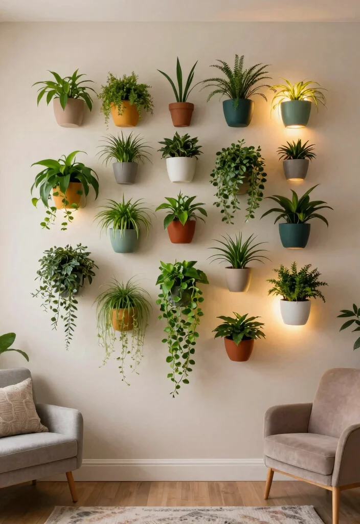 9 Relaxing Plant Shelf Ideas Bedroom Sanctuaries 7. Customizable Plant Wall 0