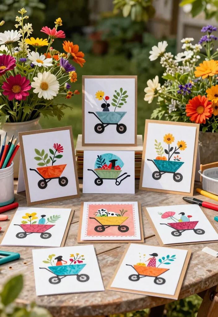 9 Sweet Wheelbarrow Card Ideas for Handmade Crafts Conclusion 0